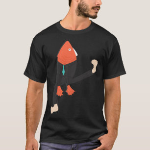 Camiseta Hombre pez invertido
