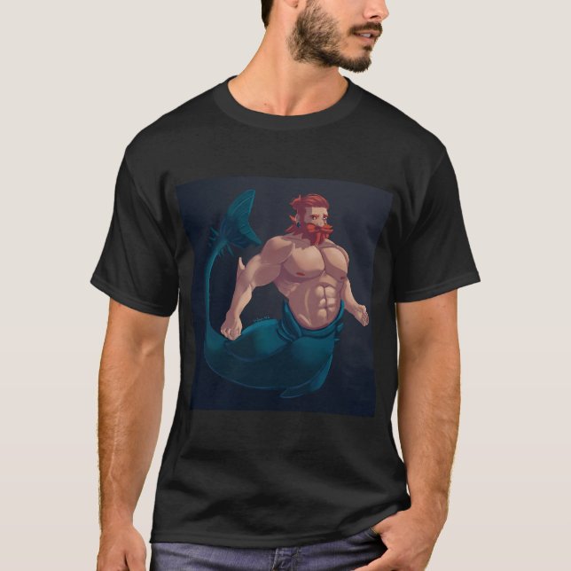 Camiseta hombre-pez pelirrojo (Anverso)