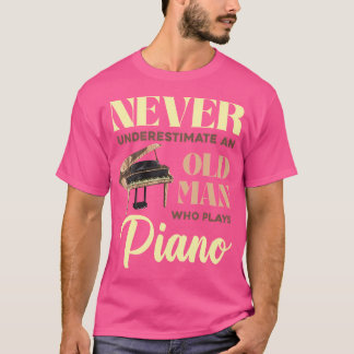 Camiseta Hombre Pianista Jubilado Pianista Músico Jubilació