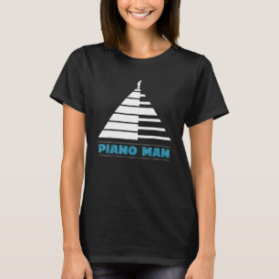 Camiseta Hombre Piano Para Teclado E Instrumento