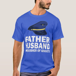 Camiseta Hombre Piloto padre marido vanquisher ai