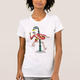 Camiseta Hombre plástico envuelve farol