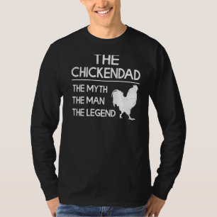 Camiseta Hombre Pollo Papá El Mítico Hombre Leyenda Fath Po