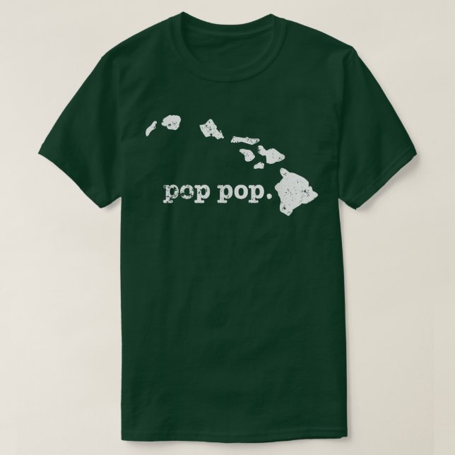 Camiseta Hombre Pop T Abuelo Hawaii T  (Diseño del anverso)