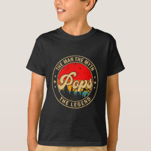 Camiseta Hombre Pops Mínimo Mito Leyenda Vintage