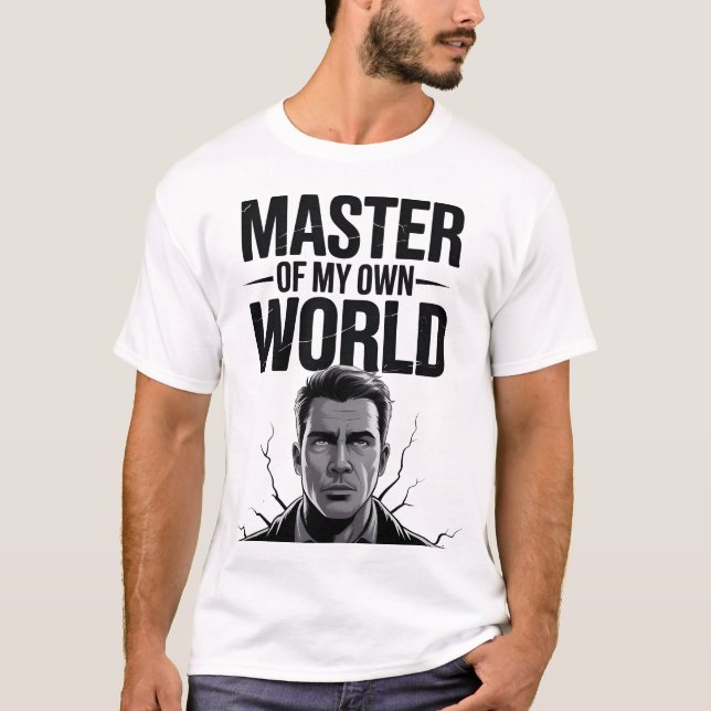 Camiseta Hombre Poster con presupuesto motivacional (Anverso)