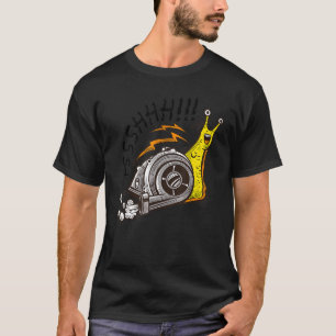 Camiseta Hombre Psh Caracol Que Sopla Hojas Soplador Para J