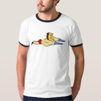 Camiseta ¡Hombre pulverizado de la tostada!
