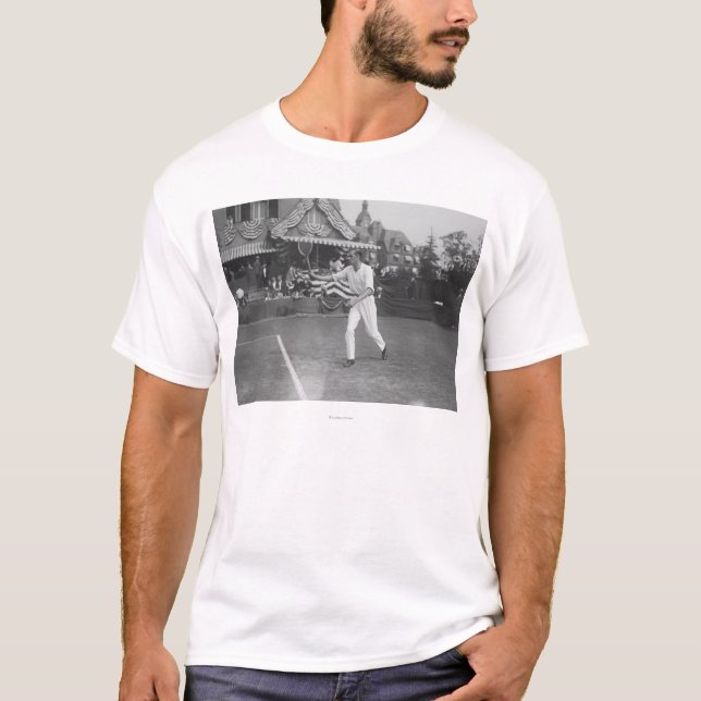 Camiseta Hombre que juega a tenis en el torneo del (Anverso)