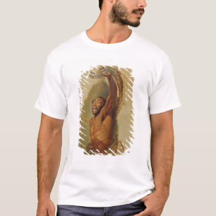 Camiseta Hombre que lucha con un constrictor de boa,