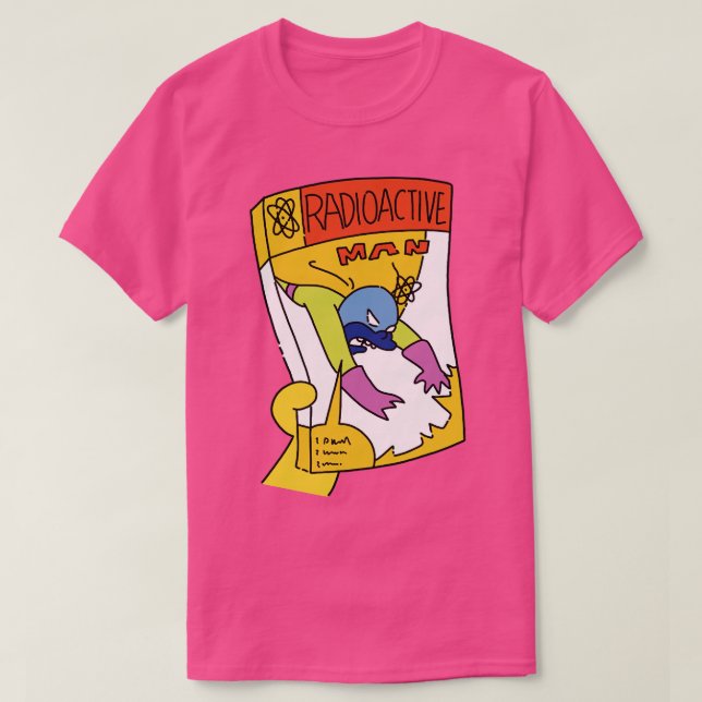 Camiseta Hombre radiactivo (Diseño del anverso)