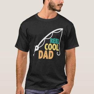 Camiseta Hombre Reel Cool Dad - Para Padres - Pesca de Homb