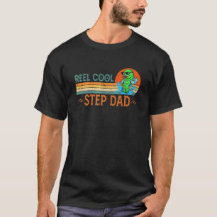 Camiseta Hombre Reel Cool Padrastro Pescador Padrastro Padr