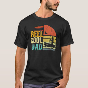 Camiseta Hombre Reel Cool Papá Día del Padre Para Papá Pesc