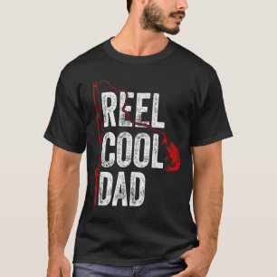 Camiseta Hombre Reel Cool Papá Pesca Pescador Día del Padre