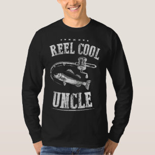 Camiseta Hombre Reel Guay Tío Pescador Papá Padre Día Papá