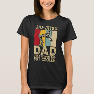 Camiseta Hombre Retro Jiu Jitsu Papá BJJ Hombre Padre Vinta