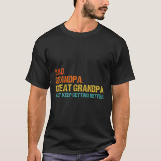 Camiseta Hombre Retro Papá Abuelo Bisabuelo Día del Padre F