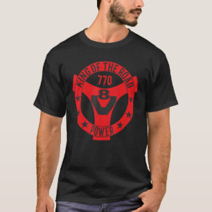 Camiseta Hombre rey de la carretera v8 770 camionero