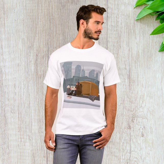 Camiseta Hombre sin hogar (Subido por el creador)
