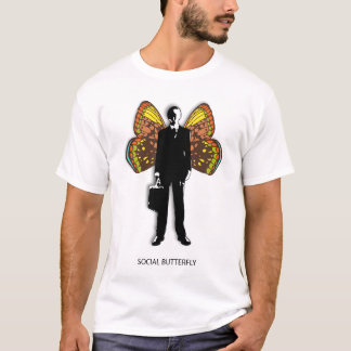 Camiseta Hombre social de la mariposa