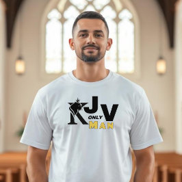 Camiseta Hombre solo KJV - León coronado