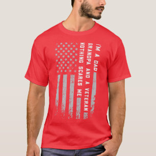Camiseta Hombre, soy abuelo de papá y abuelo veterano 