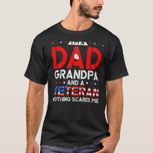 Camiseta Hombre, soy abuelo de papá y veterano Gran Veteran