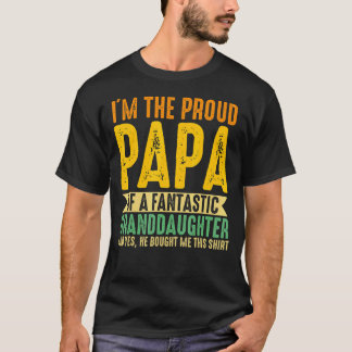 Camiseta Hombre, soy el orgulloso papá del abuelo.