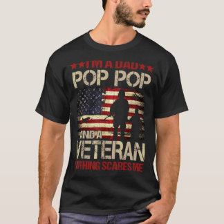 Camiseta Hombre, soy papá, papá, papá, papá, y veterano, na