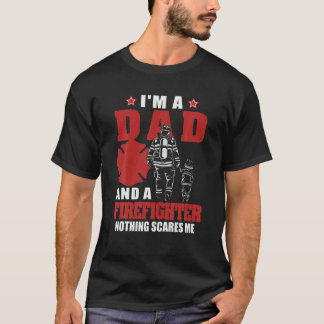 Camiseta Hombre, soy papá y papá bombero