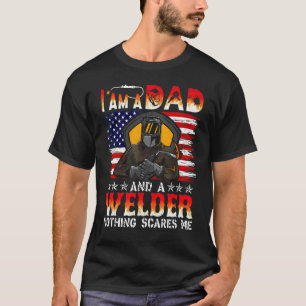 Camiseta Hombre, Soy Papá Y Un Soldado. Nada Me Da Miedo.