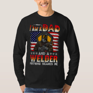 Camiseta Hombre, Soy Papá Y Un Soldado. Nada Me Da Miedo.