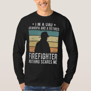 Camiseta Hombre, soy un abuelo de papá y un bombero retirad