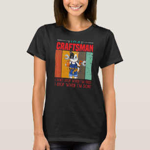 Camiseta Hombre, soy un artesano que no paro cuando estoy c