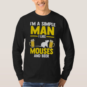 Camiseta Hombre, soy un hombre simple, me gustan los muslos