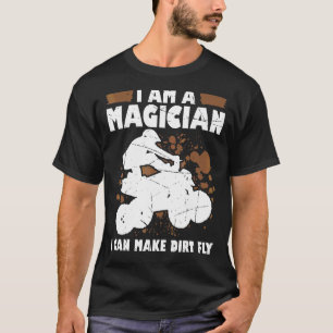 Camiseta Hombre, soy un mago y puedo hacer moto de cuatro r