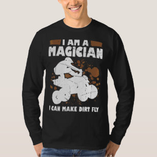 Camiseta Hombre, soy un mago y puedo hacer moto de cuatro r