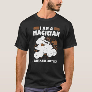Camiseta Hombre, soy un mago y puedo hacer moto de cuatro r