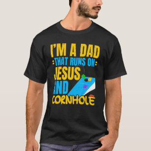 Camiseta Hombre, soy un papá que se escapa de Jesús y de Co