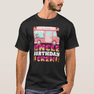 Camiseta Hombre Tío Birthday Crew Helado Camión Tío Fat