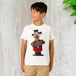 Camiseta Hombre tocando el acordeón