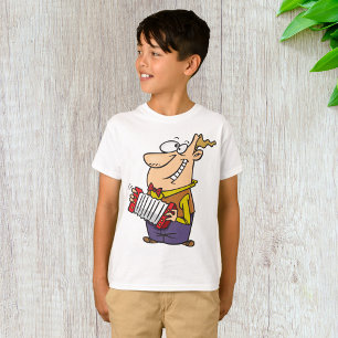 Camiseta Hombre tocando el acordeón