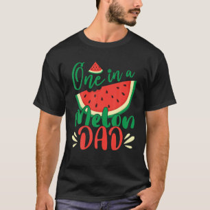 Camiseta Hombre uno en una sandía de papá melón Padre cumpl
