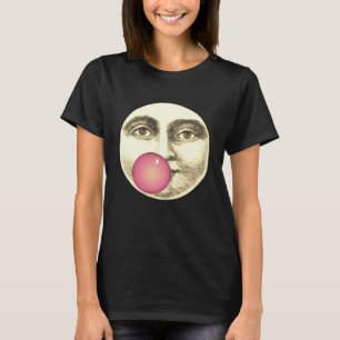 Camiseta Hombre ventilado en la luna con la cara llena bomb