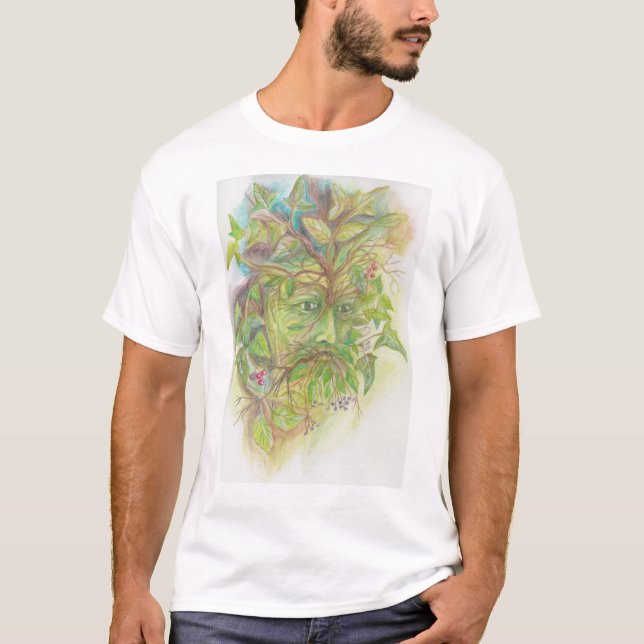 Camiseta Hombre verde (Anverso)
