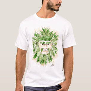 Camiseta hombre verde céltico