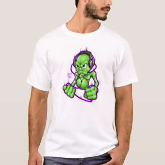 Camiseta Hombre verde Pesk916