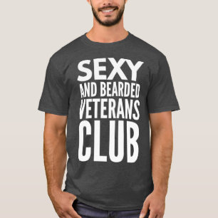 Camiseta Hombre veterano de club con barba