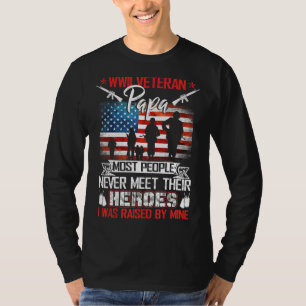 Camiseta Hombre Veterano Papá De Wwii La Mayoría De La Gent